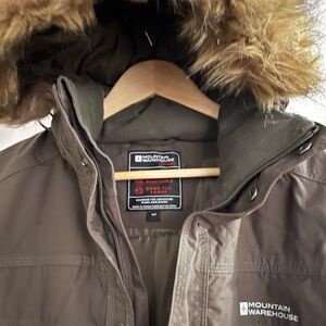 Mountain warehouse men down parka, extreme winter jacket